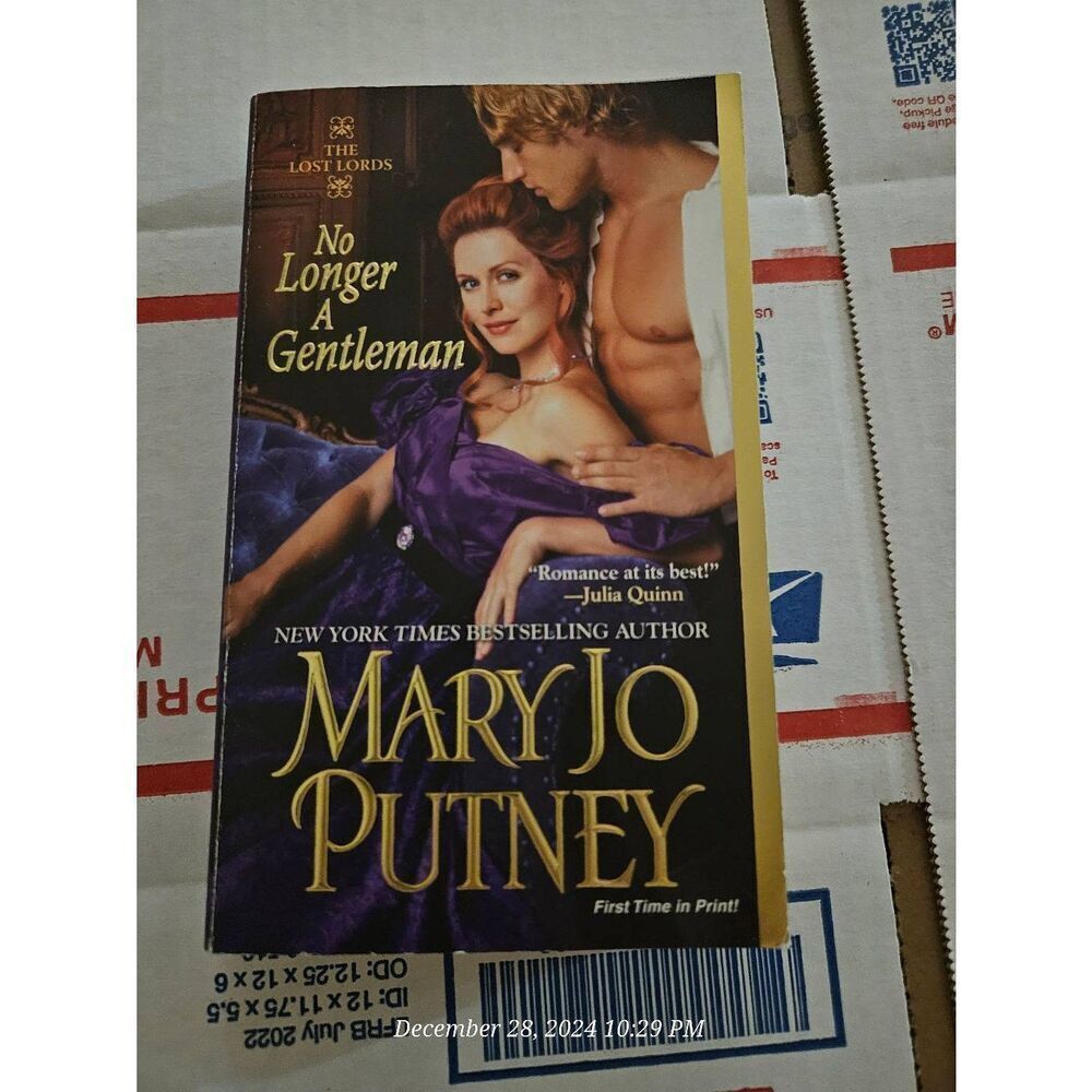 No longer a gentleman by Mary Jo Putney zebra historical romance books isbn 9781